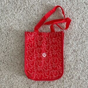 lululemon Vibrant Red Tote